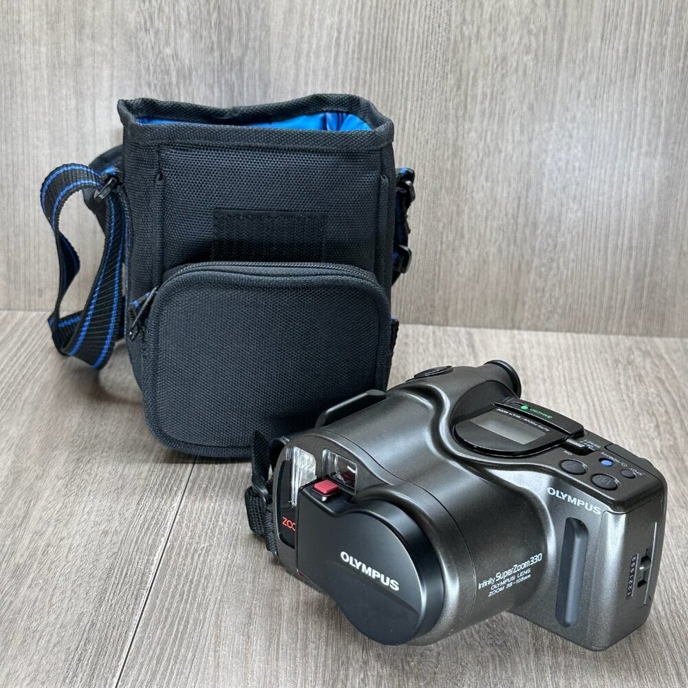 Olympus Infinity SuperZoom 330 AF Point & Shoot 38-105mm  Film Camera Tested